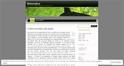 Desktop Screenshot of minematica.wordpress.com