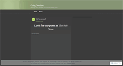 Desktop Screenshot of goingovertime.wordpress.com