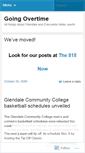 Mobile Screenshot of goingovertime.wordpress.com