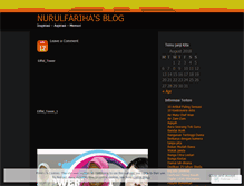 Tablet Screenshot of missnurulfary.wordpress.com