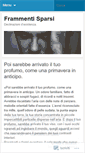 Mobile Screenshot of frammentisparsi.wordpress.com