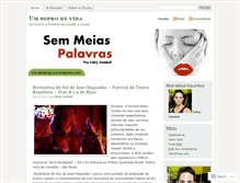 Tablet Screenshot of cicutanalingua.wordpress.com