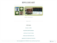 Tablet Screenshot of idyllheart.wordpress.com