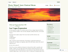 Tablet Screenshot of alecpappas.wordpress.com