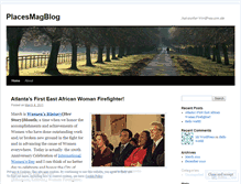 Tablet Screenshot of placesmagazine.wordpress.com