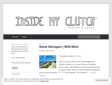 Tablet Screenshot of insidemyclutch.wordpress.com