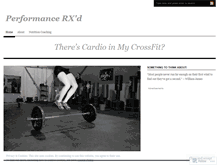 Tablet Screenshot of performancerxd.wordpress.com