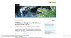 Desktop Screenshot of ecowoo.wordpress.com