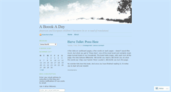 Desktop Screenshot of aboookaday.wordpress.com