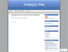 Tablet Screenshot of code2code.wordpress.com