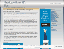 Tablet Screenshot of mauricedwilliams39.wordpress.com