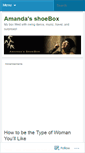 Mobile Screenshot of amzshoebox.wordpress.com
