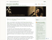 Tablet Screenshot of amzshoebox.wordpress.com