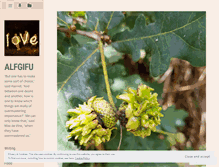 Tablet Screenshot of alfgifu.wordpress.com