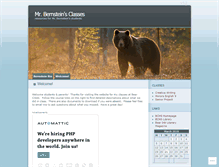 Tablet Screenshot of bernsteinbearcreek.wordpress.com