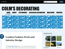 Tablet Screenshot of colmogallachordecorating.wordpress.com