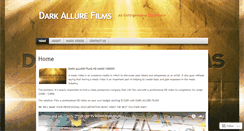 Desktop Screenshot of darkallurefilms.wordpress.com