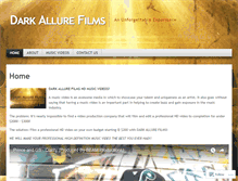 Tablet Screenshot of darkallurefilms.wordpress.com