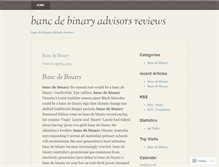 Tablet Screenshot of basketball.bancdebinaryadvisorsreviews.wordpress.com