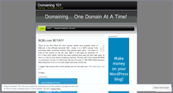 Desktop Screenshot of domaining101.wordpress.com