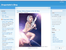 Tablet Screenshot of dragontatto.wordpress.com