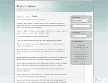 Tablet Screenshot of harsoon.wordpress.com
