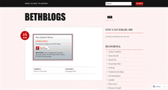 Desktop Screenshot of bethblogs.wordpress.com