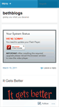 Mobile Screenshot of bethblogs.wordpress.com