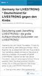 Mobile Screenshot of germany4livestrongdotcom.wordpress.com