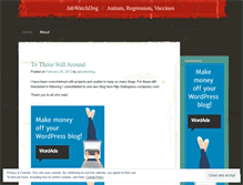 Tablet Screenshot of jabwatchdog.wordpress.com