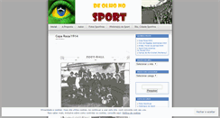 Desktop Screenshot of olhonosport.wordpress.com