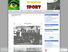 Tablet Screenshot of olhonosport.wordpress.com