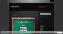 Desktop Screenshot of englishmastertalk.wordpress.com