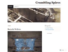 Tablet Screenshot of crumblingspires.wordpress.com