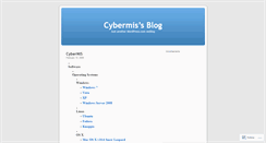 Desktop Screenshot of cybermis.wordpress.com