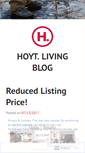 Mobile Screenshot of hoytliving.wordpress.com