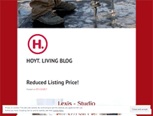 Tablet Screenshot of hoytliving.wordpress.com