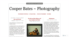 Desktop Screenshot of cooperbatesphotography.wordpress.com