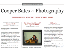 Tablet Screenshot of cooperbatesphotography.wordpress.com