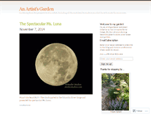 Tablet Screenshot of anartistsgarden.wordpress.com