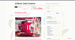 Desktop Screenshot of blkjadecreative.wordpress.com