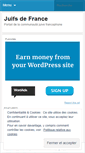 Mobile Screenshot of juifsdefrance.wordpress.com