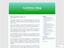 Tablet Screenshot of curtinho.wordpress.com