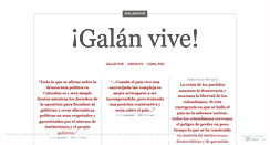 Desktop Screenshot of galanvive.wordpress.com