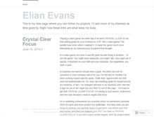 Tablet Screenshot of elianyevans.wordpress.com