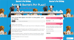 Desktop Screenshot of baxterspetsittingblog.wordpress.com
