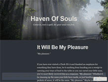 Tablet Screenshot of havenofsouls.wordpress.com