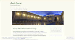 Desktop Screenshot of grailquest.wordpress.com