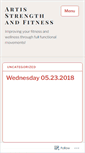 Mobile Screenshot of crossfitartis.wordpress.com