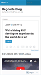Mobile Screenshot of begoorte.wordpress.com